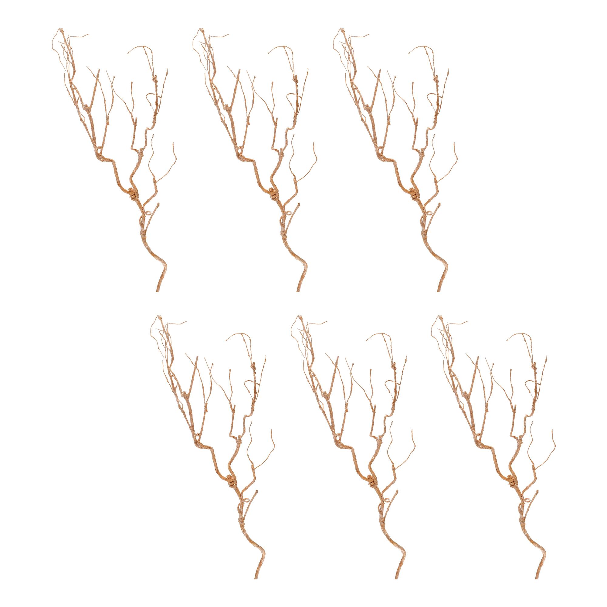 32" Glittered Twig Branches